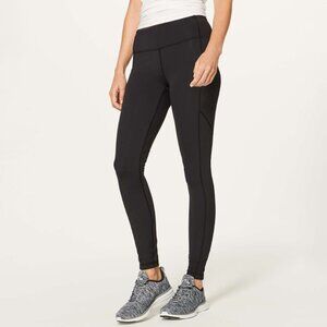 lululemon Black Speed Tight V 29" size 4